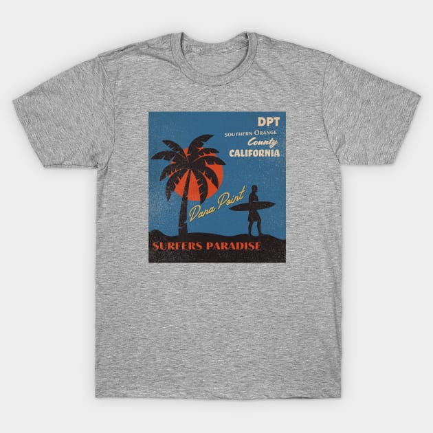 Dana Point California surf Vintage T-Shirt by Alexander Luminova